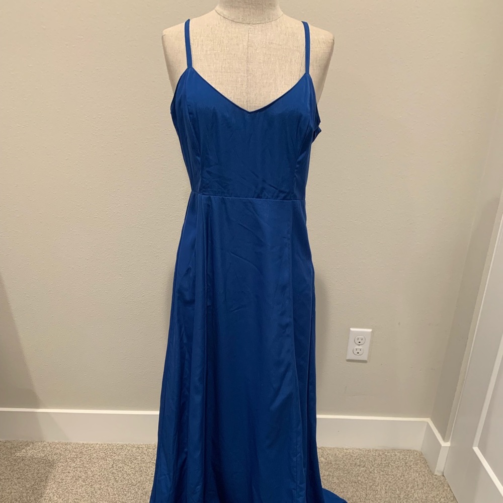 Beautiful gown style royal blue maci dress NEW